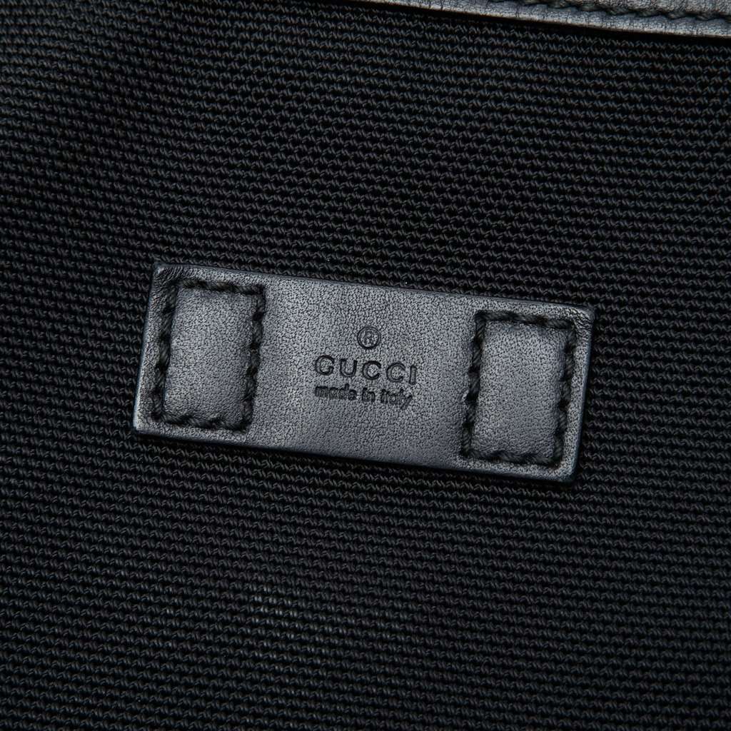 Gucci Techno Canvas Web Messenger Bag Black Good - Box View