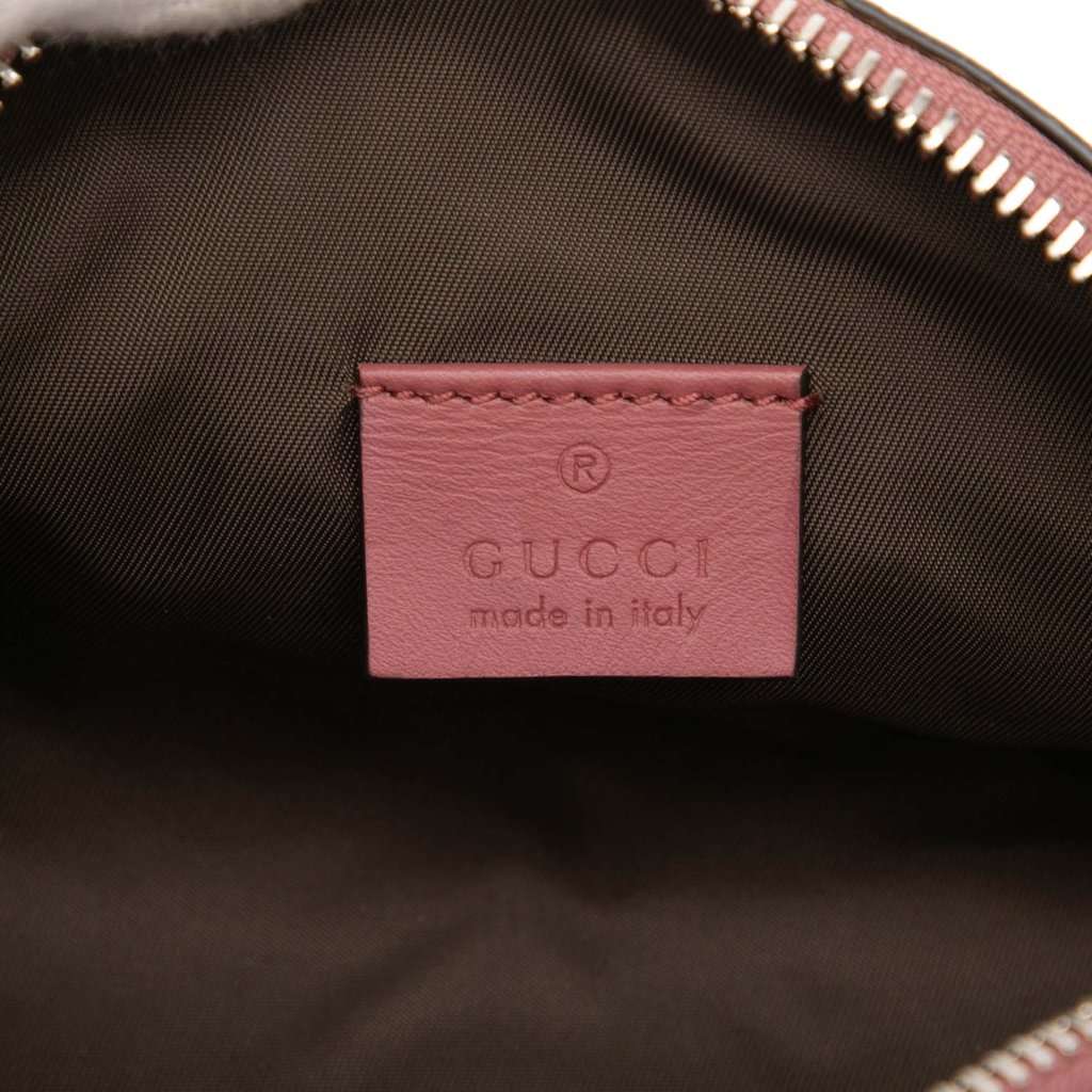 Gucci GG Supreme Blooms Cosmetic Pouch Beige Very good condition - Box View