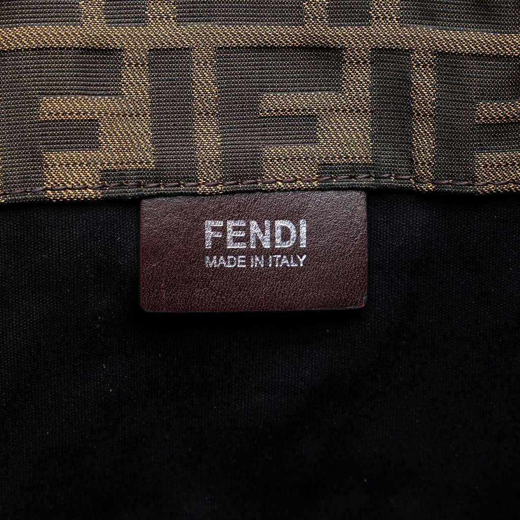 Fendi Zucca Canvas Vertical Tote Brown Very good - Box View