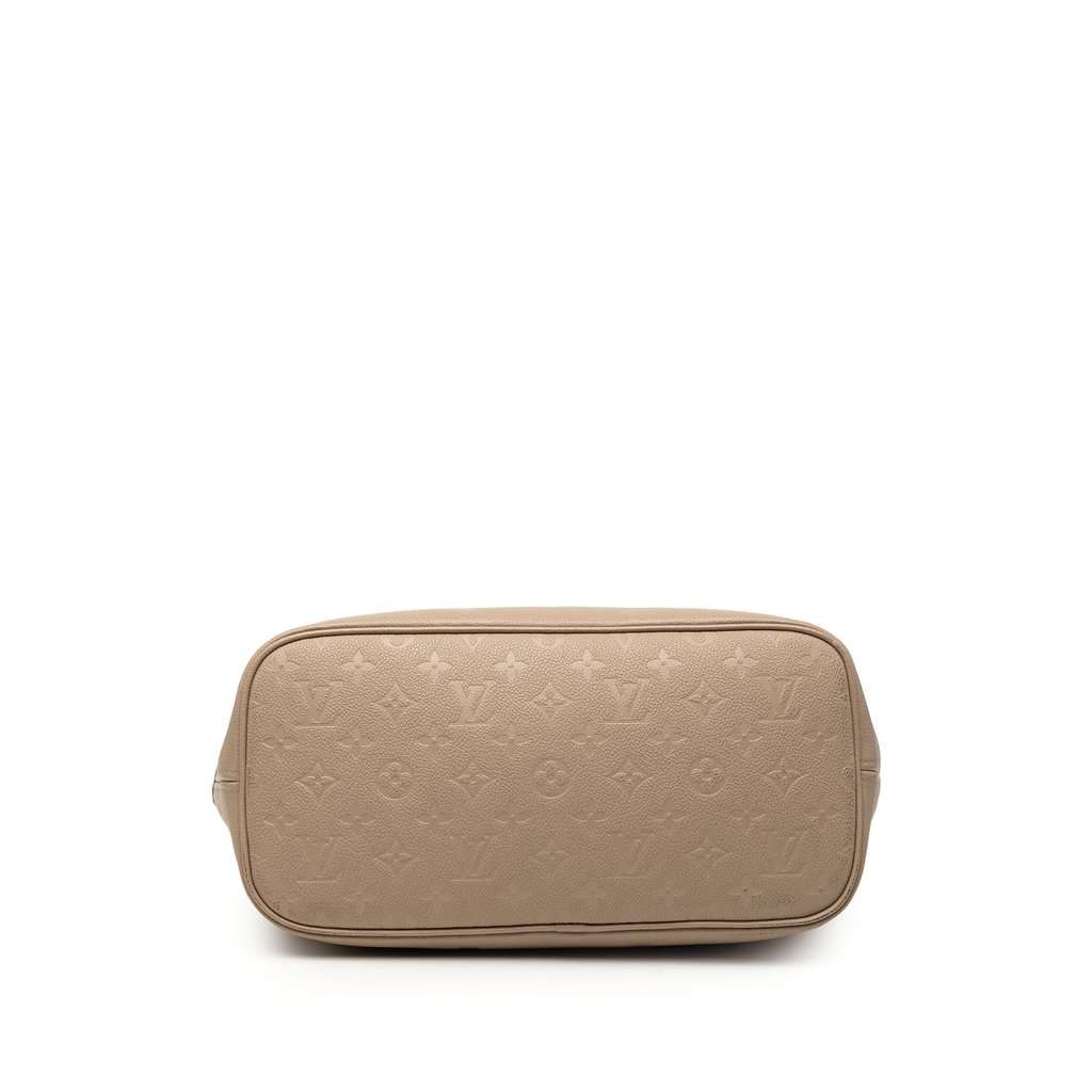 Louis Vuitton Monogram Giant Empreinte Neverfull MM Beige Leather Very good condition - Inside View