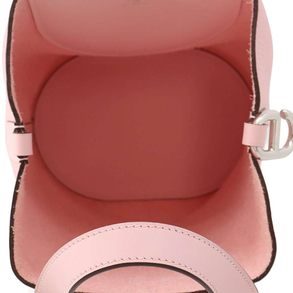 Hermès Clemence and Swift In The Loop 18 Pink Leather Very good condition - Model View