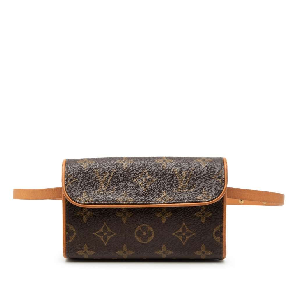 Louis Vuitton Monogram Pochette Florentine Brown Very good condition - Front View