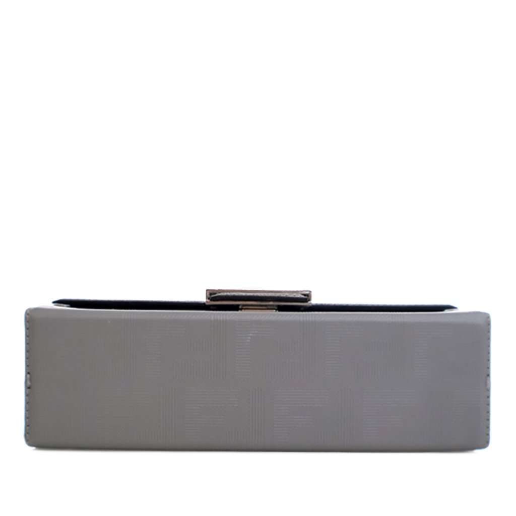 Fendi Zucca Calfskin Soft Trunk Baguette Satchel Other Leather Very good condition - Box View