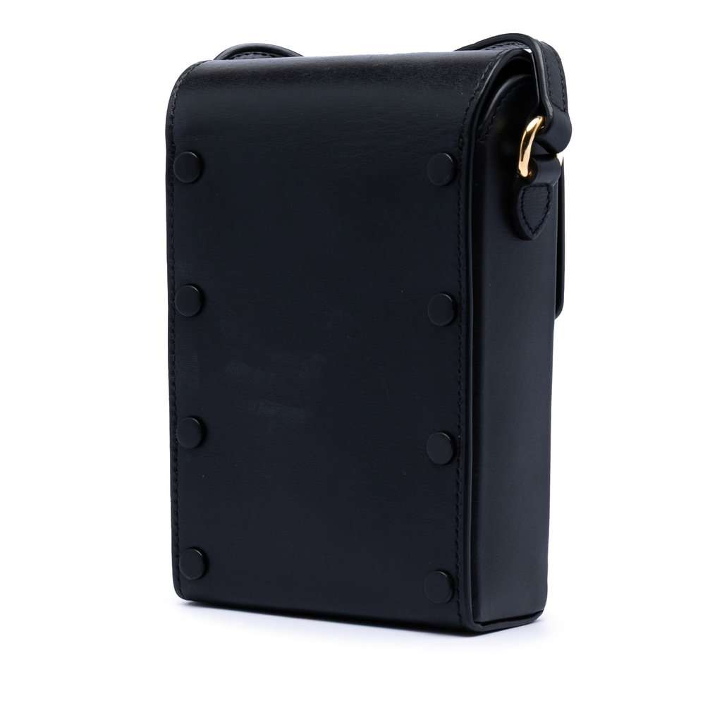 Gucci Mini Leather Horsebit 1955 Crossbody Black Leather Very good condition - Back View