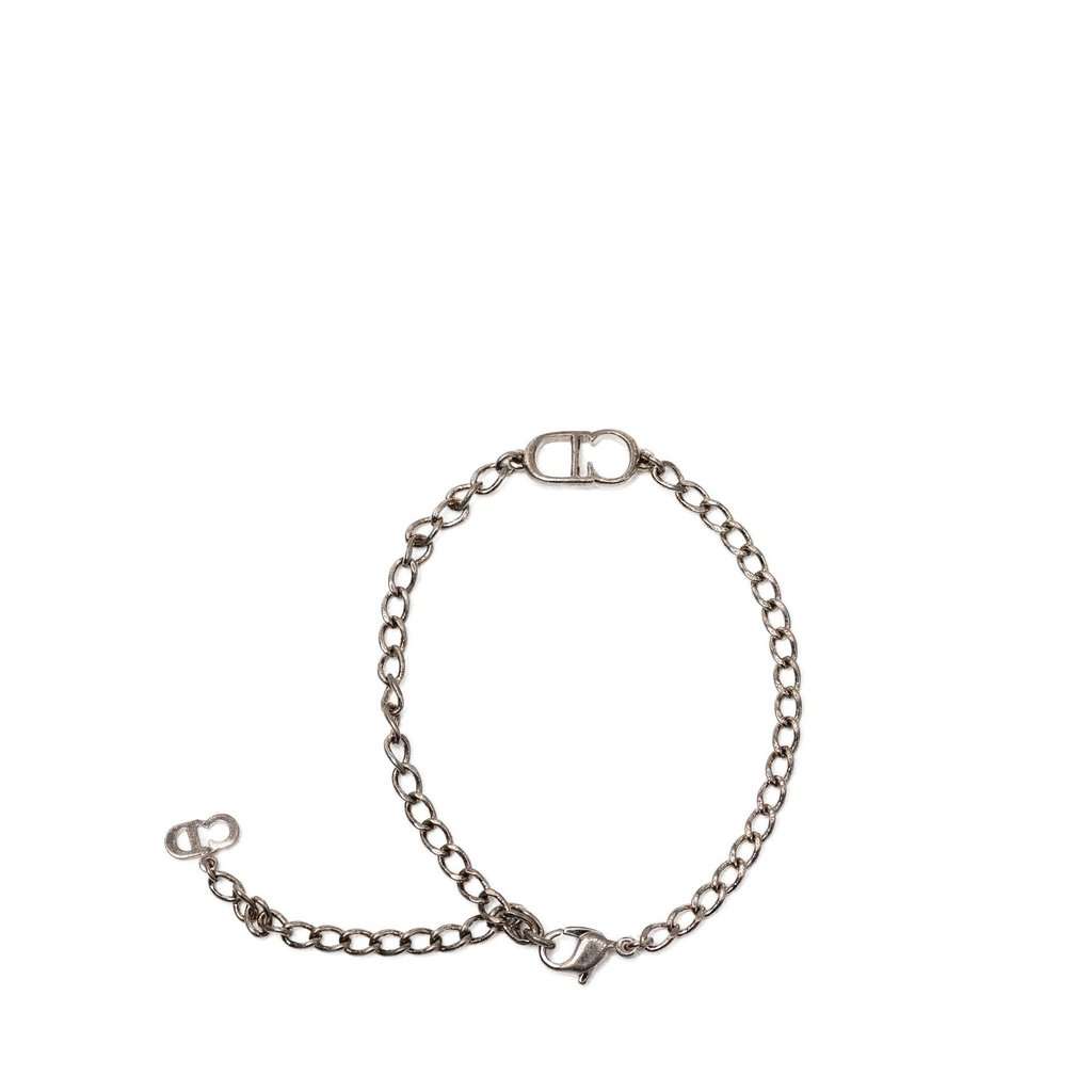 Dior Brass CD Logo Bracelet Silver Metal Very good condition - Inside View