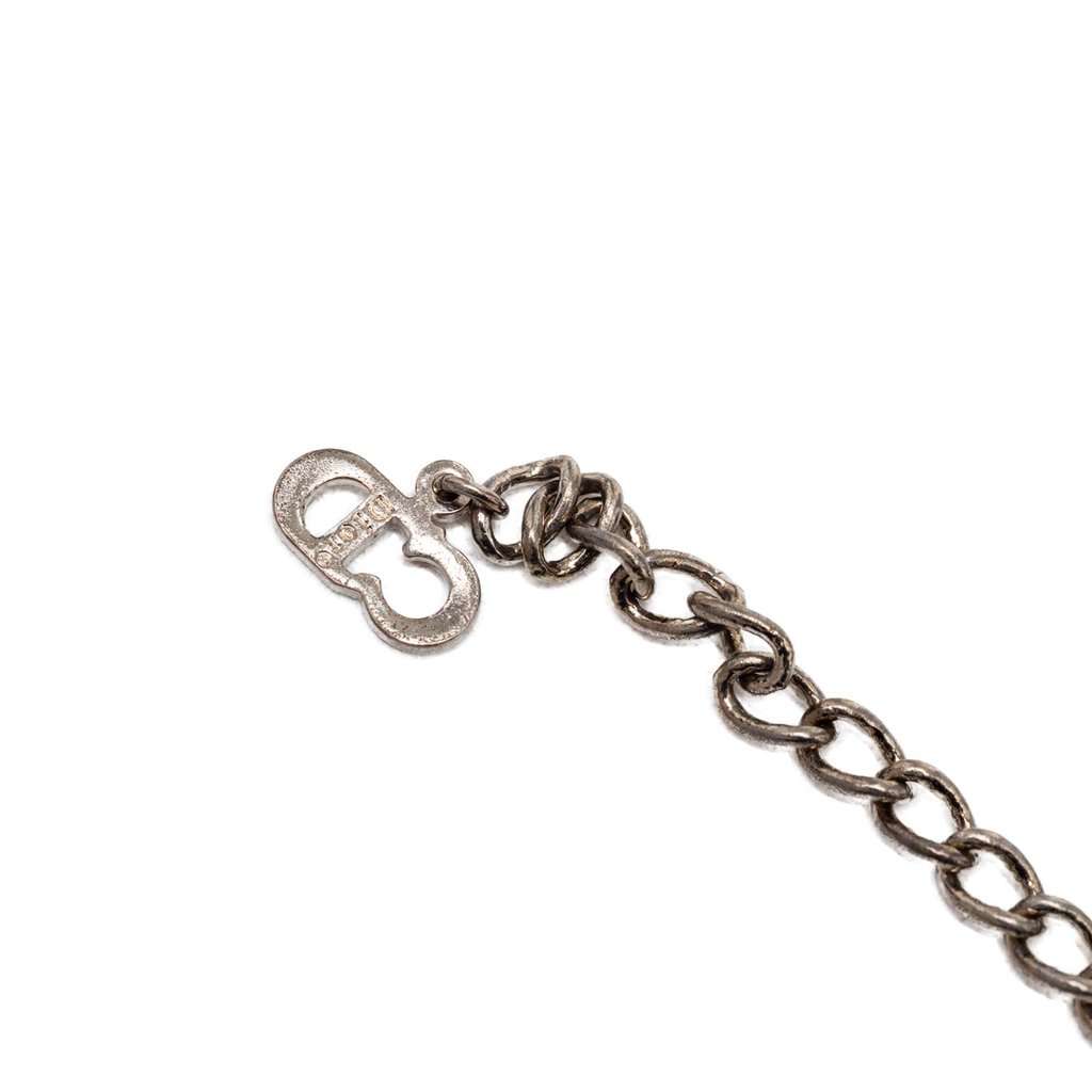 Dior Brass CD Logo Bracelet Silver Metal Very good condition - Box View