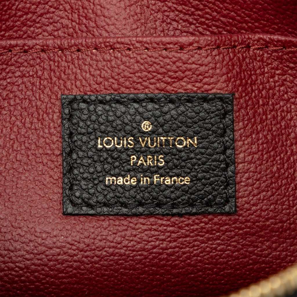 Louis Vuitton Bicolor Monogram Empreinte Cosmetic Pouch PM Black Leather Very good - Box View