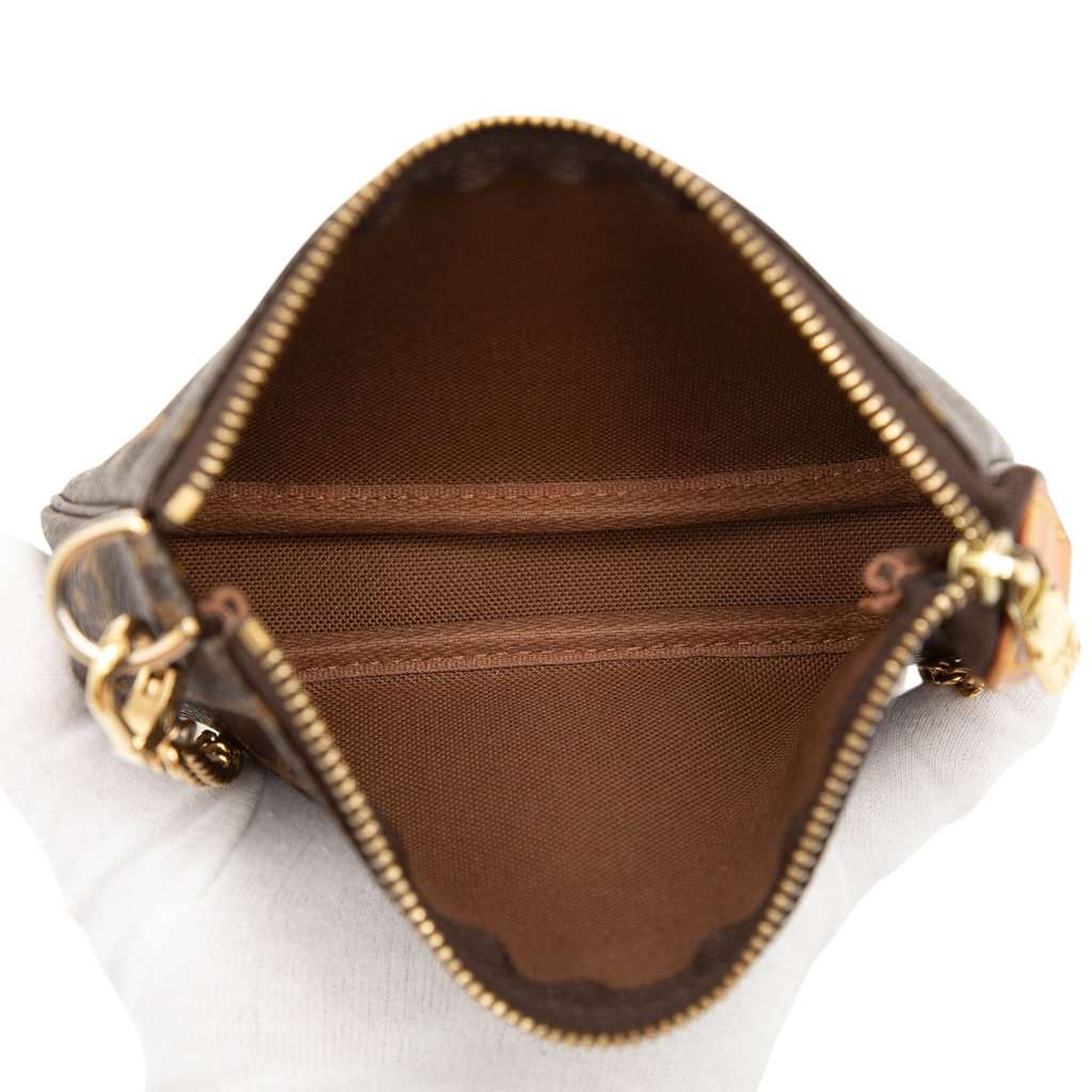Louis Vuitton Monogram Mini Pochette Accessoires Brown Very good condition - Model View
