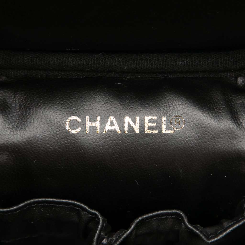 Chanel CC Caviar Vanity Bag Black Leather Very good - Box View