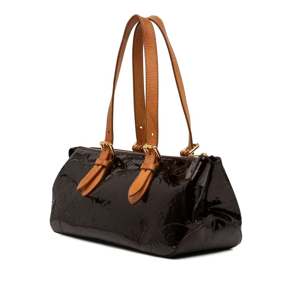 Louis Vuitton Monogram Vernis Rosewood Avenue Purple Leather Very good - Back View