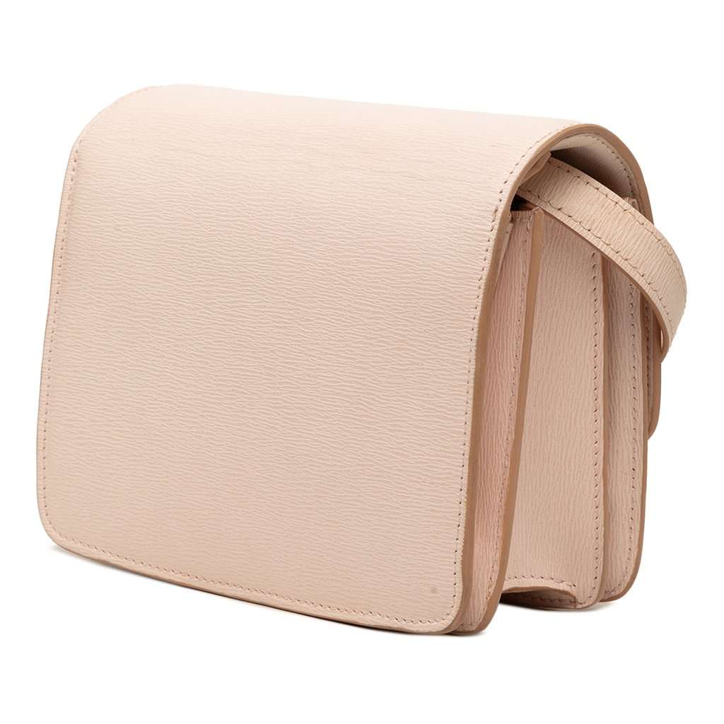 Celine Small Calfskin Classic Box Brown Leather Very good condition - Back View
