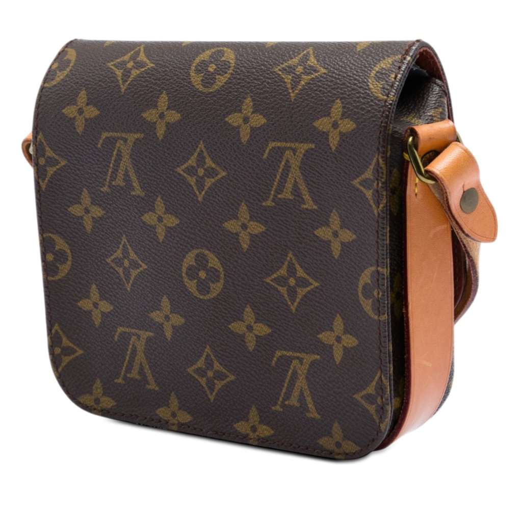 Louis Vuitton Monogram Cartouchiere PM Brown Very good condition - Back View