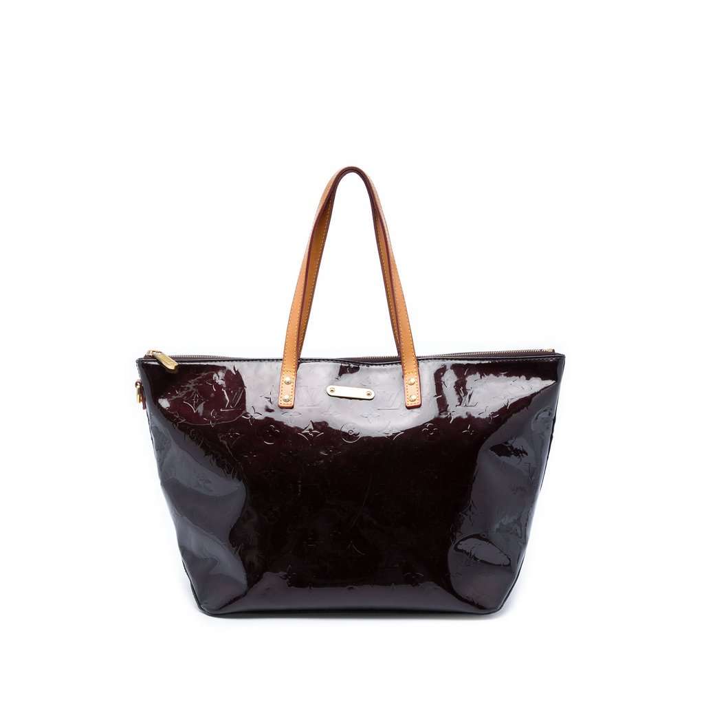 Louis Vuitton Monogram Vernis Bellevue GM Purple Leather Very good condition - Front View