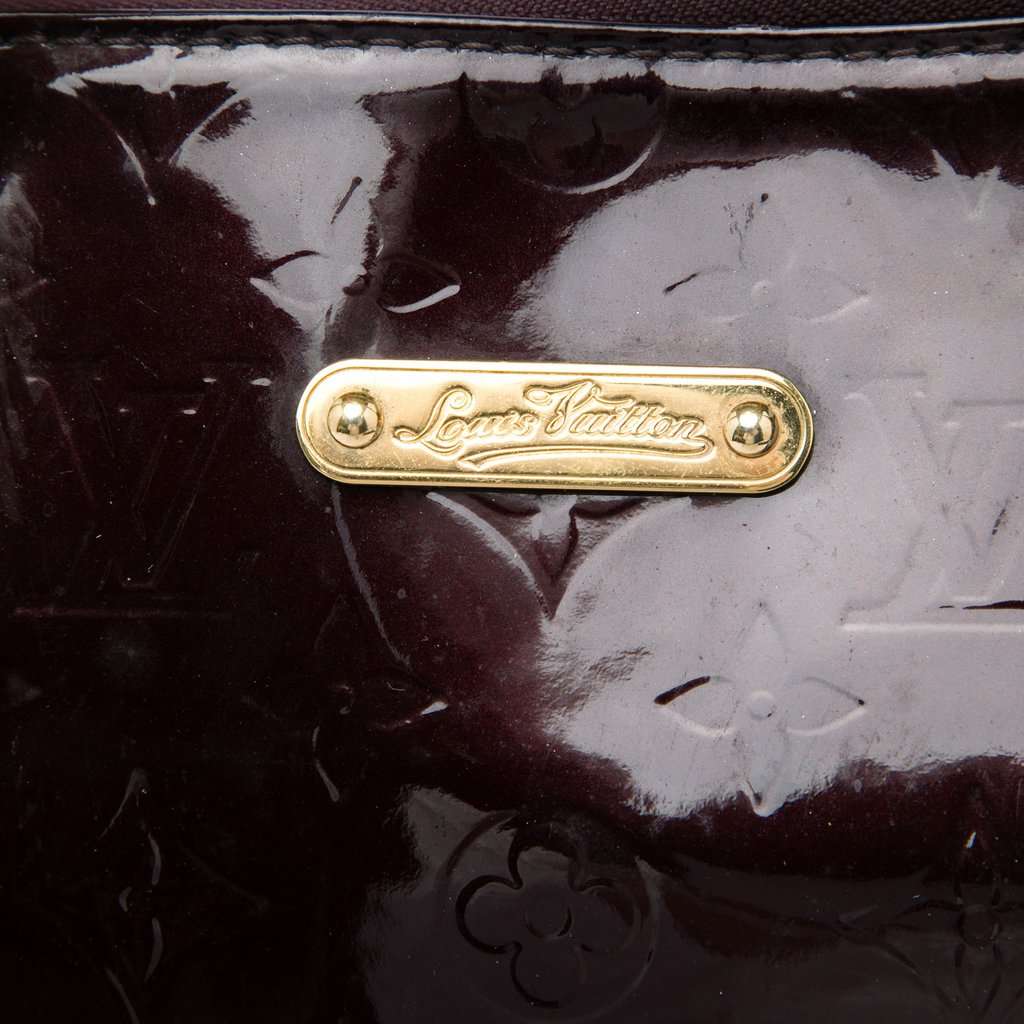 Louis Vuitton Monogram Vernis Bellevue GM Purple Leather Very good condition - Box View