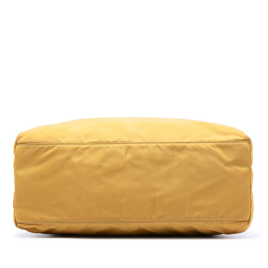 Prada Tessuto City Tote Yellow Very good - Inside View