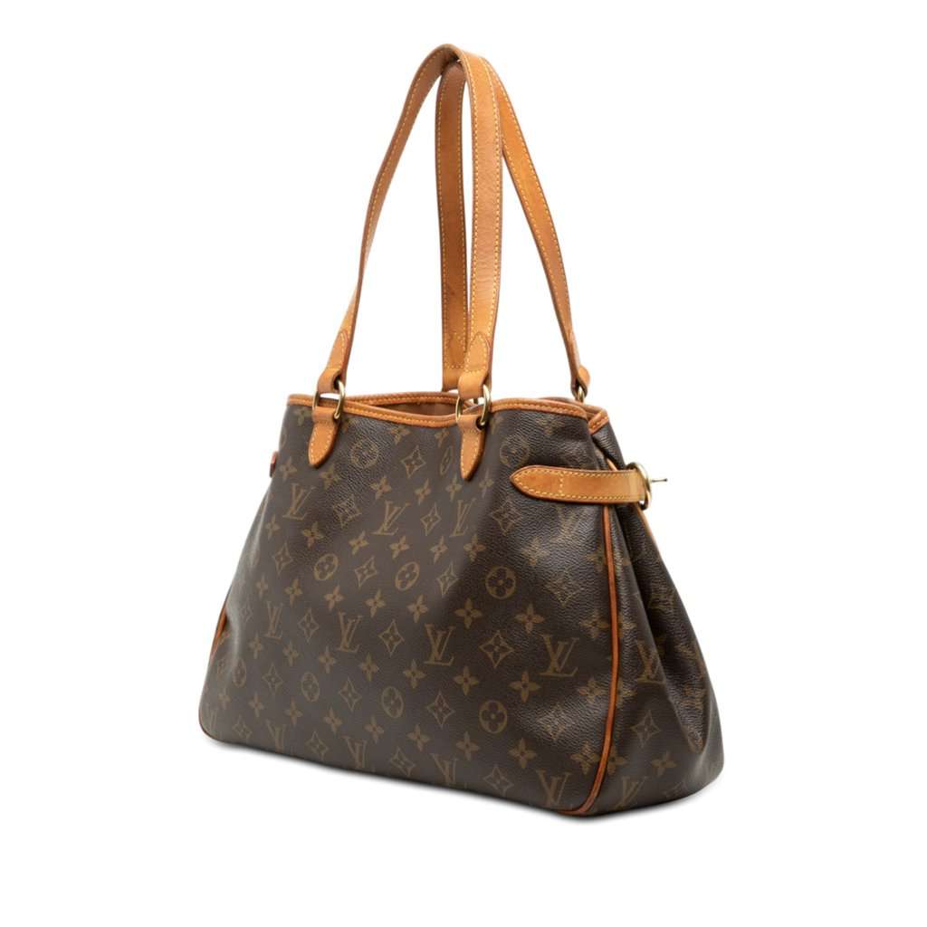 Louis Vuitton Monogram Batignolles Horizontal Brown Very good - Back View
