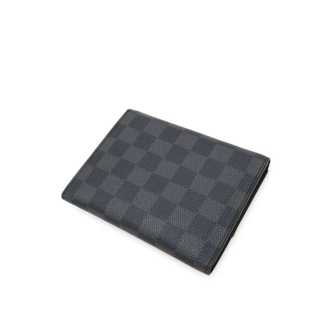 Louis Vuitton Damier Graphite Compact Modulable Wallet Black Very good - Front View