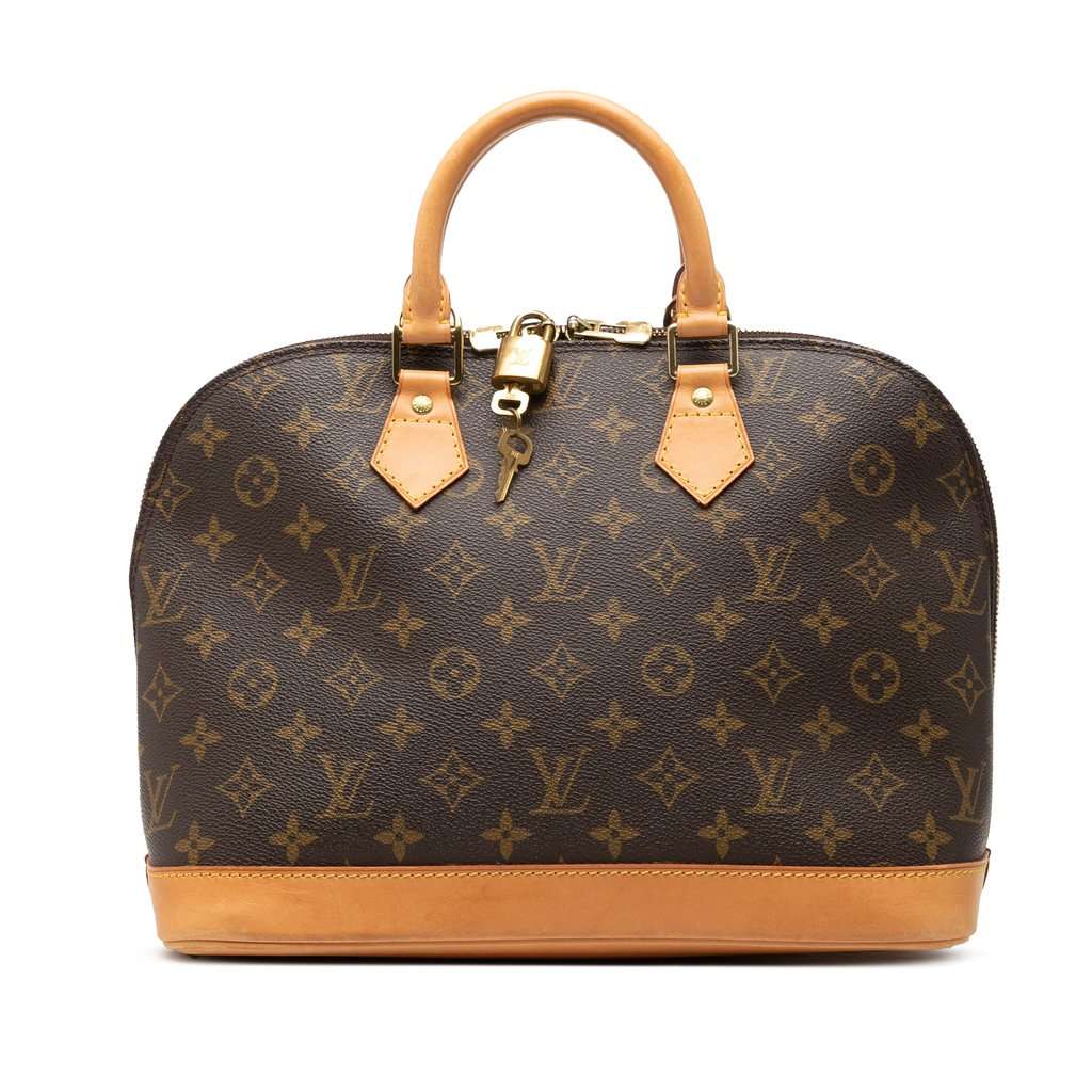 Louis Vuitton Monogram Alma PM Brown Very good - Front View