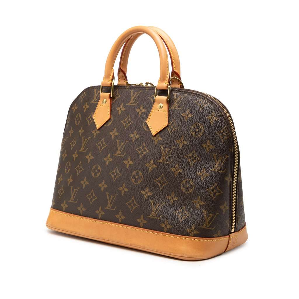 Louis Vuitton Monogram Alma PM Brown Very good - Back View