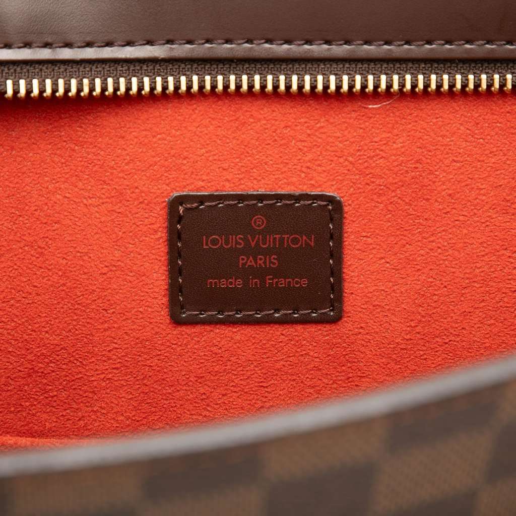 Louis Vuitton Damier Ebene Venice Sac Plat GM Brown Very good condition - Box View