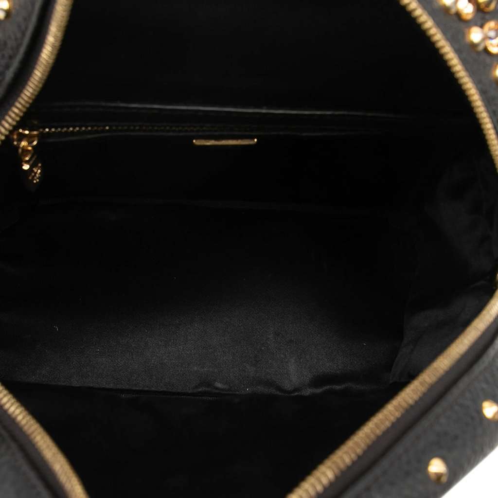 MCM Mini Studded Leather Stark Backpack Black Leather Very good condition - Model View