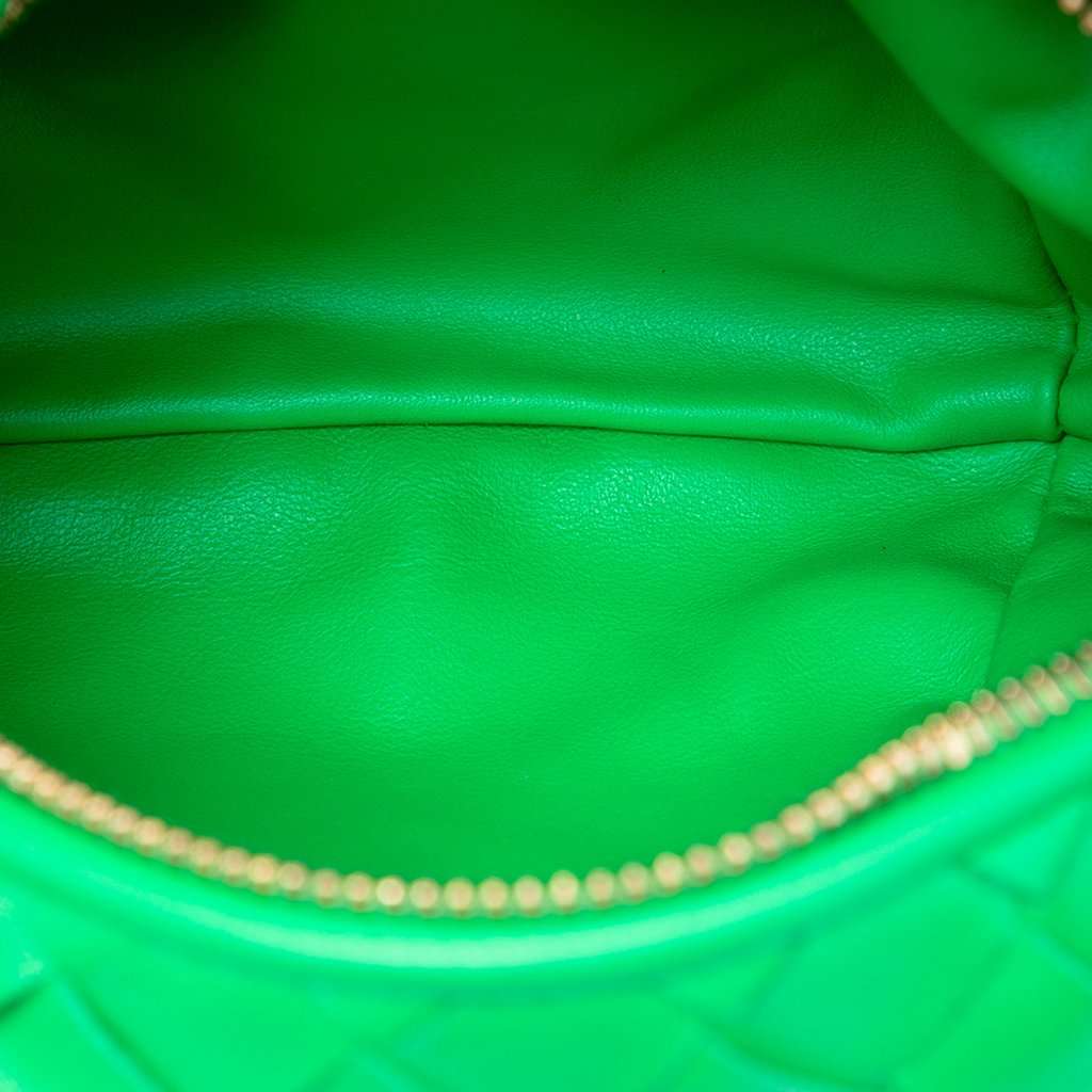 Bottega Veneta Mini Nappa Intrecciato Jodie Green Leather Very good - Model View