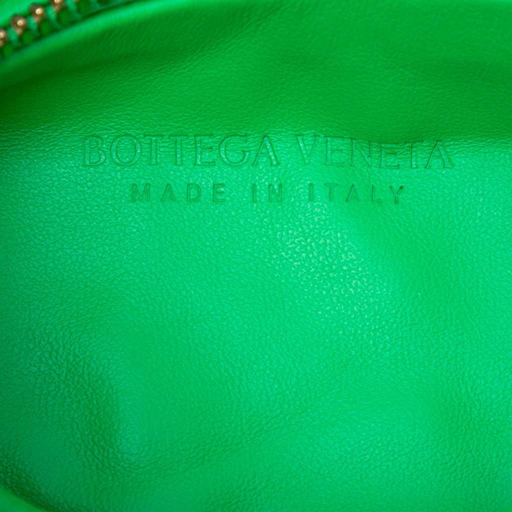 Bottega Veneta Mini Nappa Intrecciato Jodie Green Leather Very good - Box View
