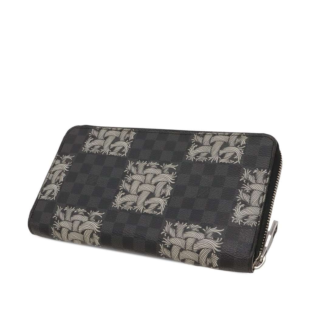 Louis Vuitton Christopher Nemeth Damier Graphite Zippy Organizer Wallet Black Very good - Back View