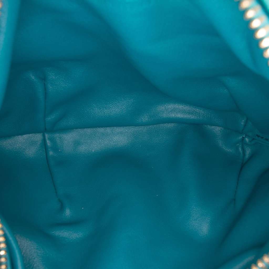 Bottega Veneta Mini Nappa Intrecciato Jodie Blue Leather Very good condition - Model View