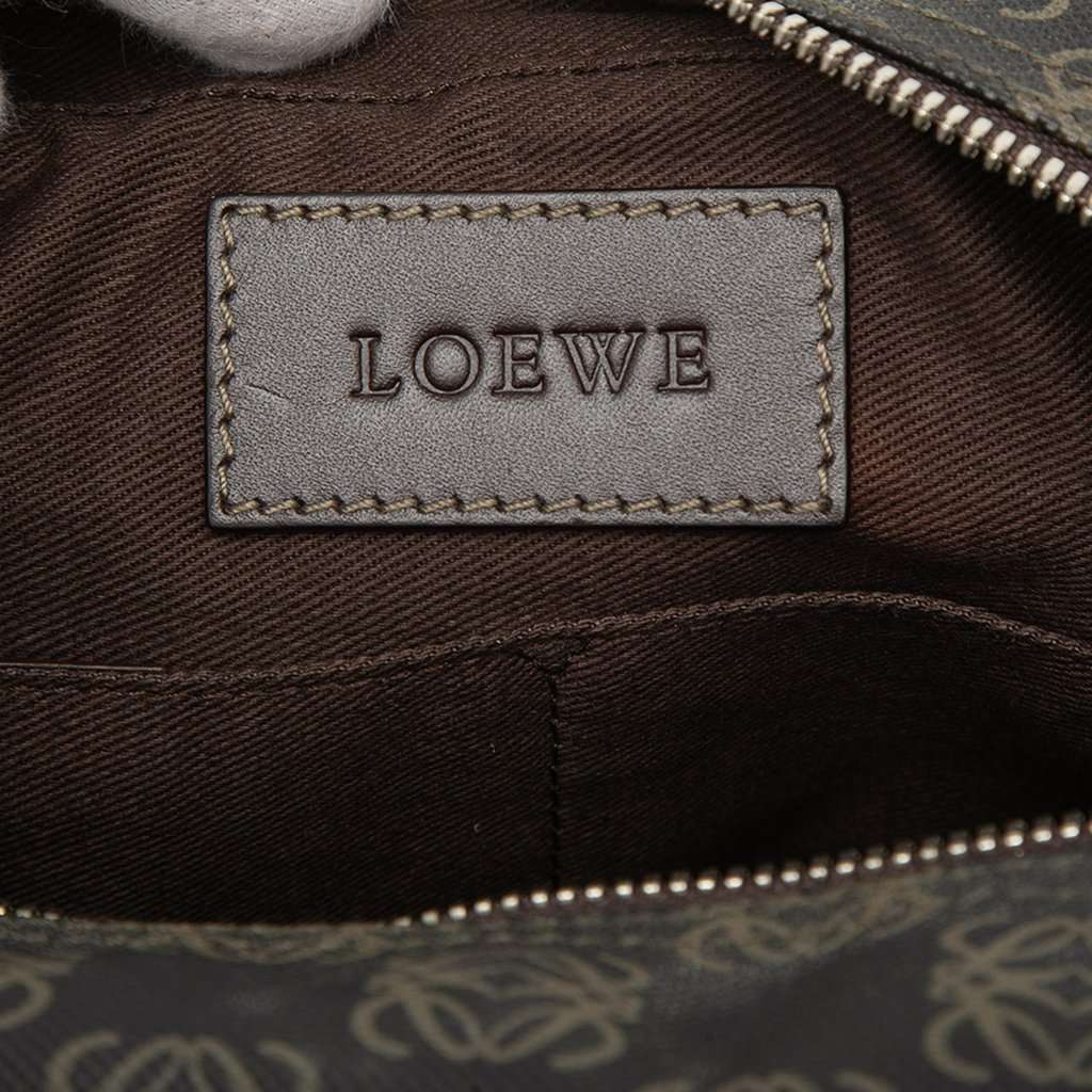 Loewe Anagram Coated Canvas Handbag Brown Very good condition - Box View