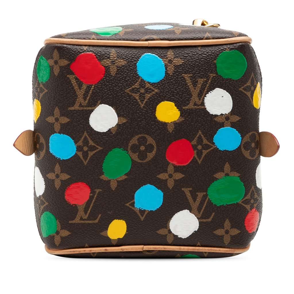 Louis Vuitton Yayoi Kusama Monogram Painted Dots Square Bag Brown Very good condition - Inside View