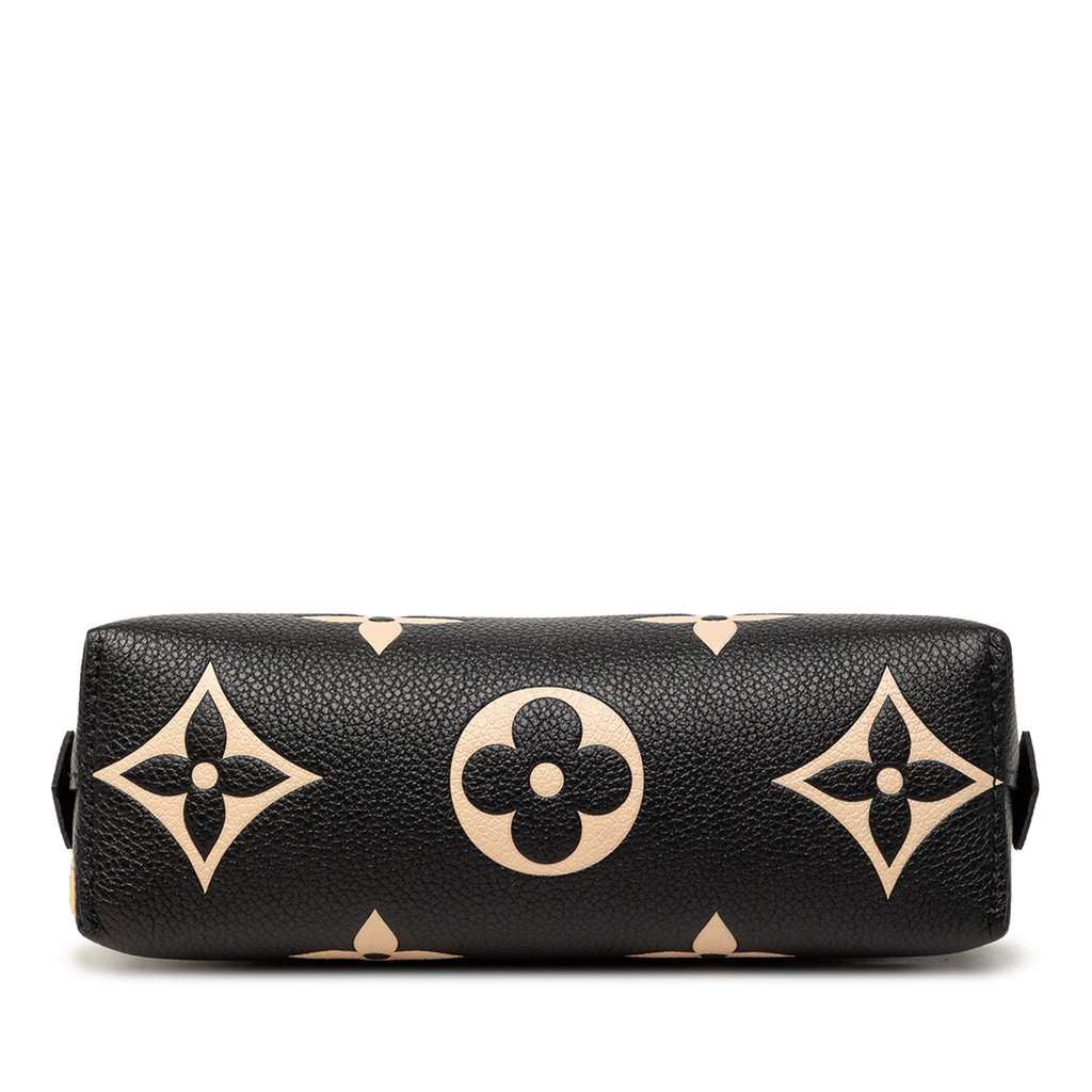 Louis Vuitton Bicolor Monogram Empreinte Giant Cosmetic Pouch Black Leather Very good - Inside View