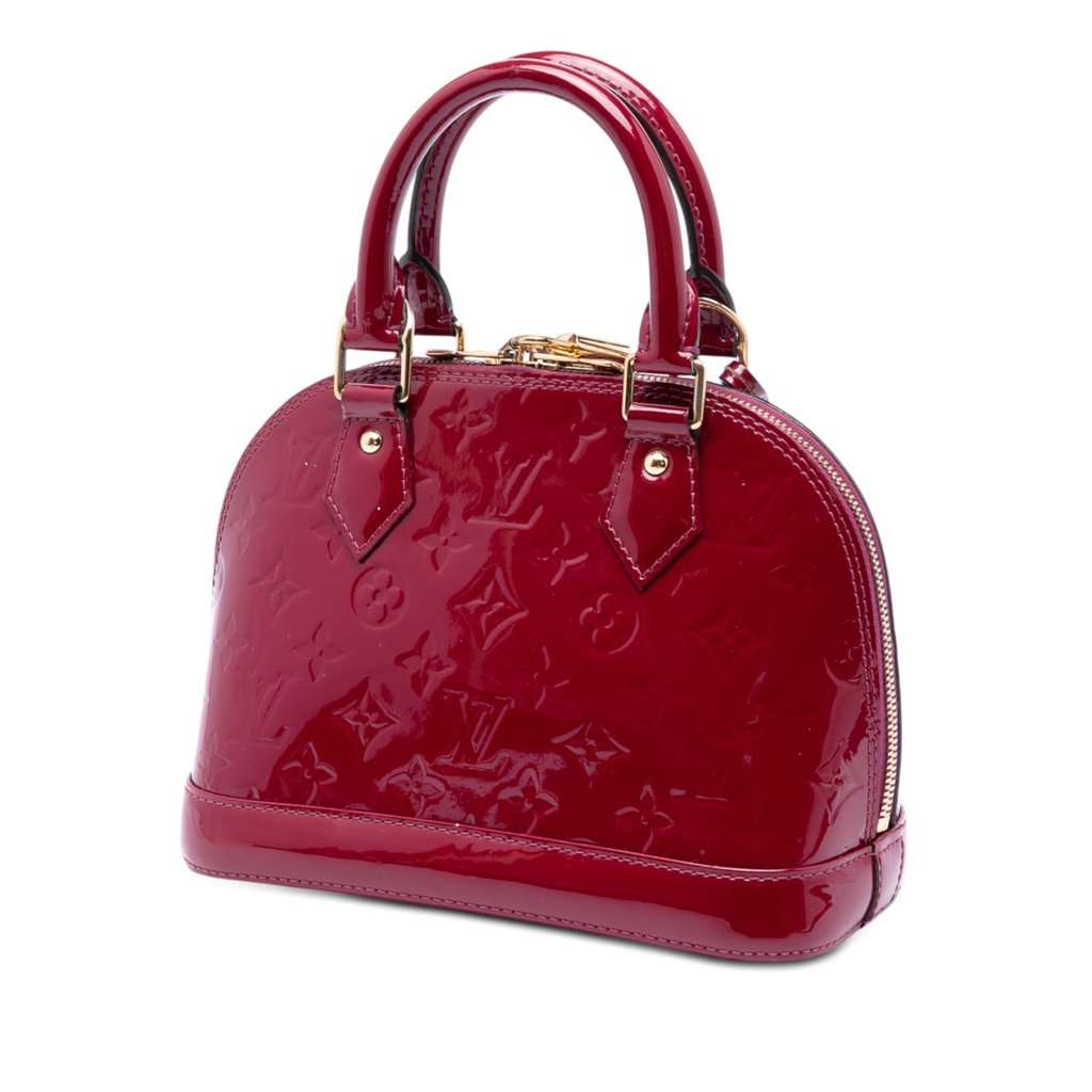 Louis Vuitton Monogram Vernis Alma BB Purple Leather Very good - Back View