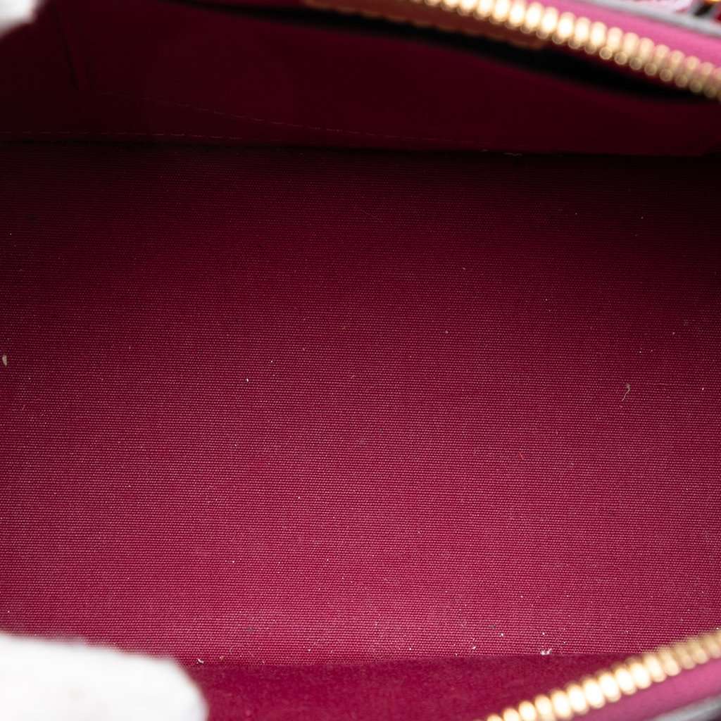 Louis Vuitton Monogram Vernis Alma BB Purple Leather Very good - Model View
