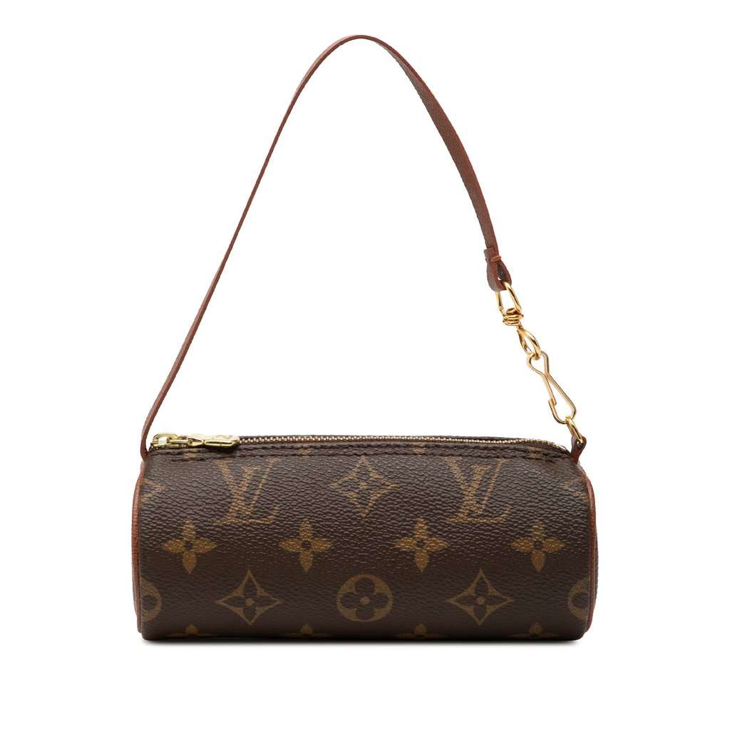 Louis Vuitton Monogram Papillon Pochette Brown Very good - Front View