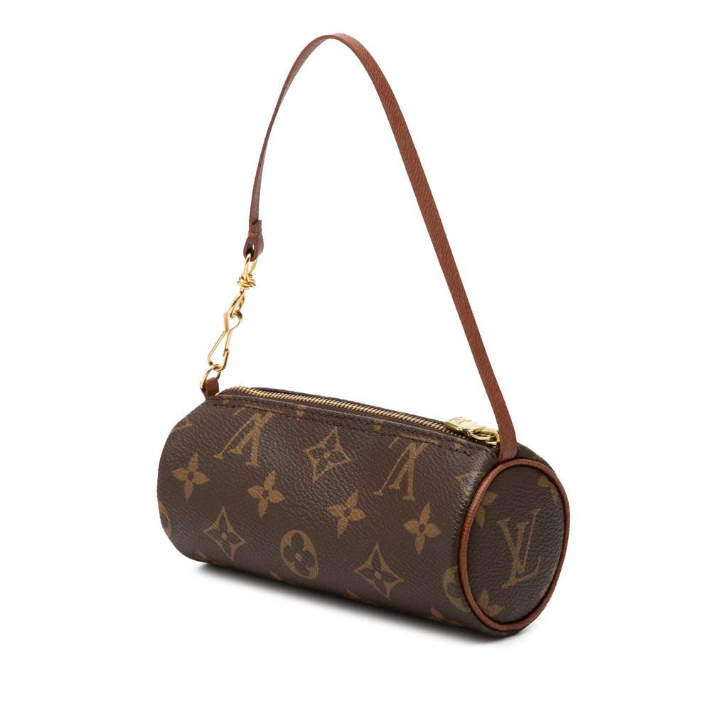 Louis Vuitton Monogram Papillon Pochette Brown Very good - Back View