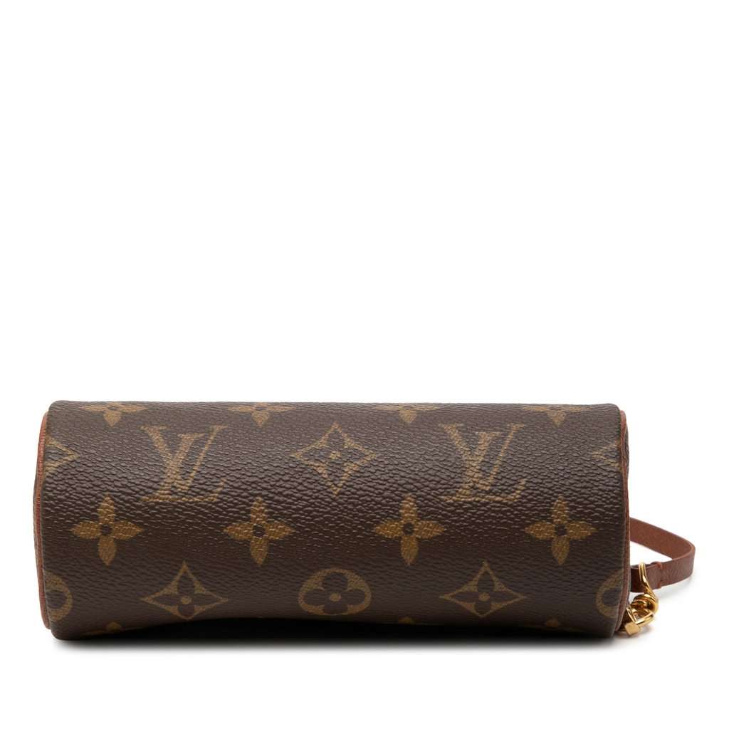 Louis Vuitton Monogram Papillon Pochette Brown Very good - Inside View
