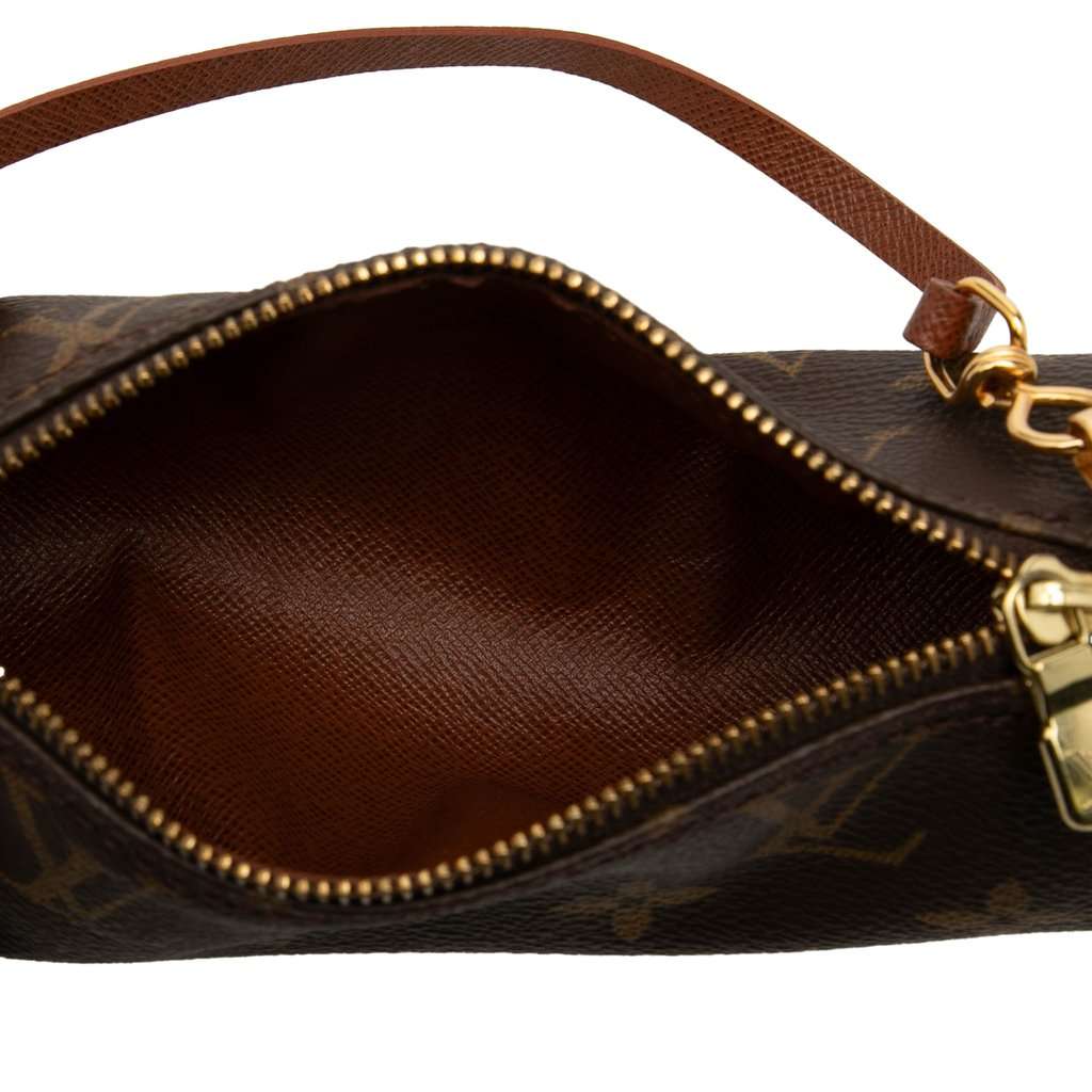 Louis Vuitton Monogram Papillon Pochette Brown Very good - Model View