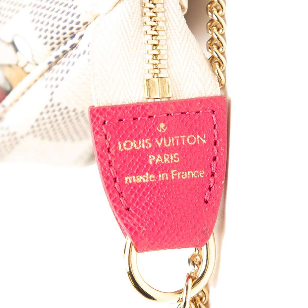 Louis Vuitton Damier Azur Evasion Mini Pochette Accessoires White Very good - Box View