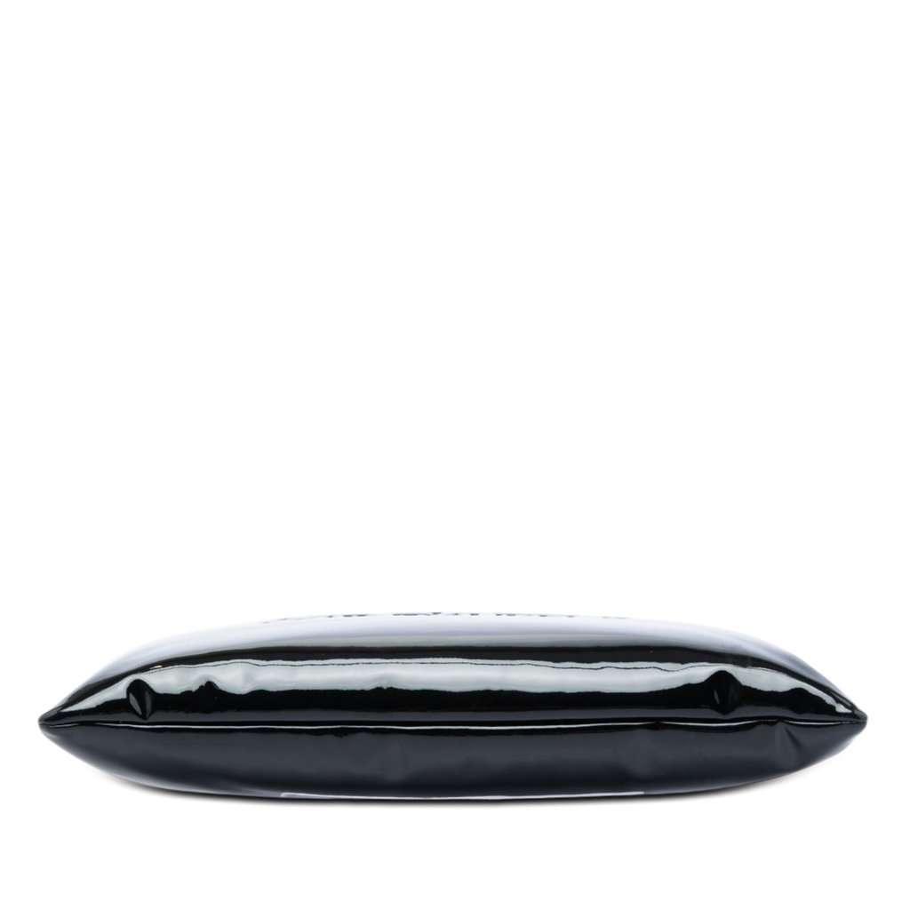 Saint Laurent Large Patent Puffy Pouch Black Leather Very good - Inside View