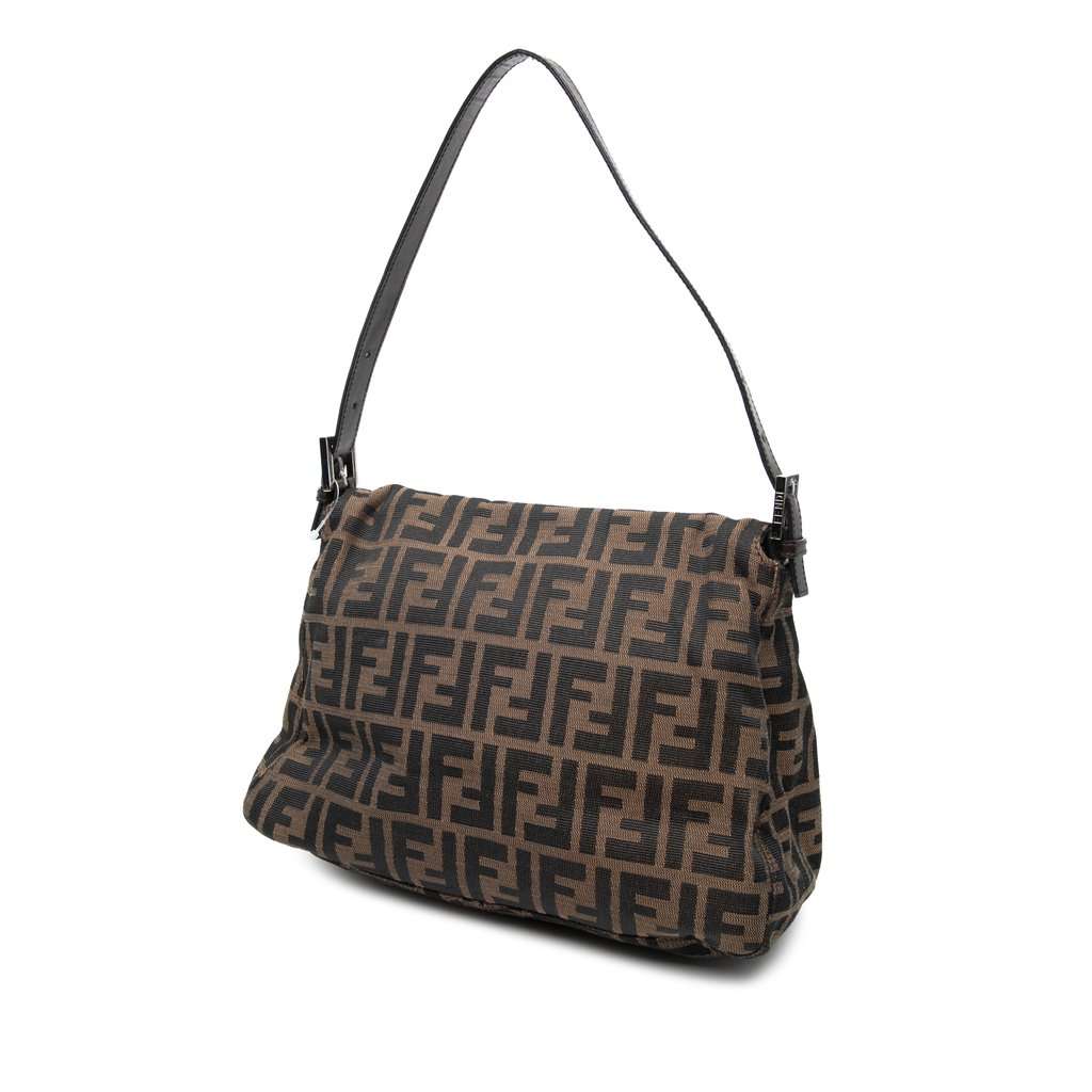 Fendi Zucca Canvas Mamma Forever Brown Very good - Back View