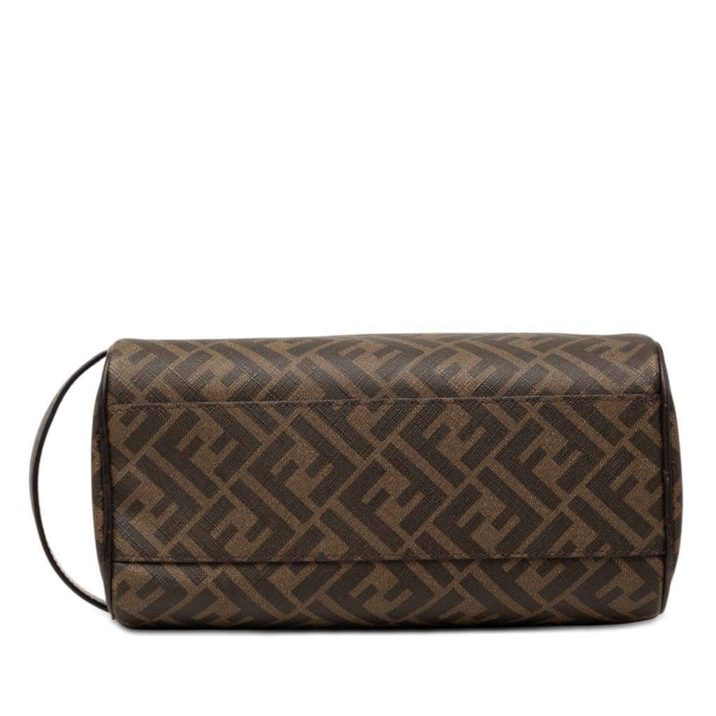 Fendi FF 1974 Coated Canvas Travel Essential Case Brown Good - Inside View