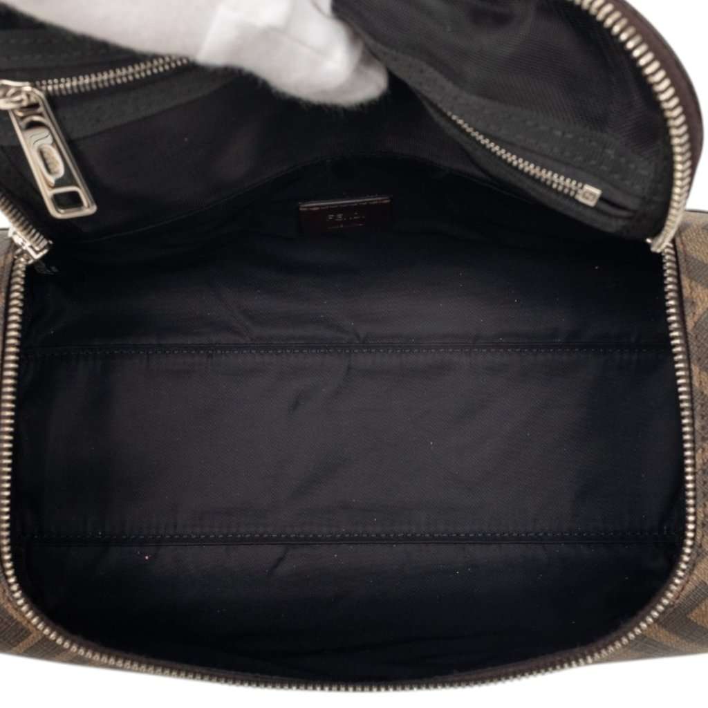 Fendi FF 1974 Coated Canvas Travel Essential Case Brown Good - Model View