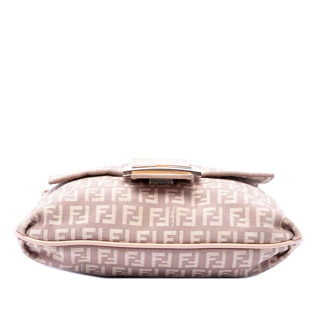 Fendi Zucchino Canvas Crossbody Pink Very good condition - Inside View