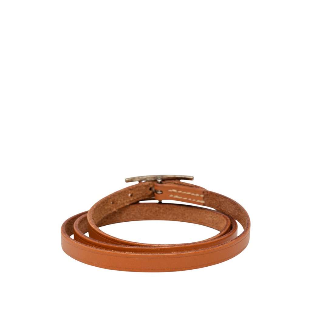 Hermès Swift Hapi 3 Triple Tour Bracelet Brown Leather Very good - Inside View