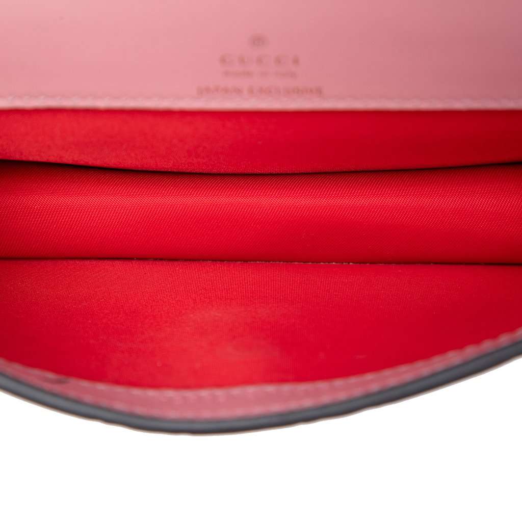 Gucci Mini Guccissima Cherry Crossbody Pink Leather Very good condition - Model View