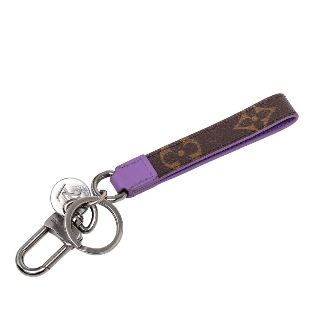 Louis Vuitton Monogram Dragonne Bag Charm and Key Holder Brown Very good condition - Back View
