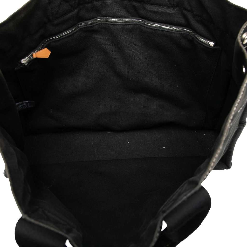 Hermès Canvas Fourre Tout MM Black Very good condition - Model View