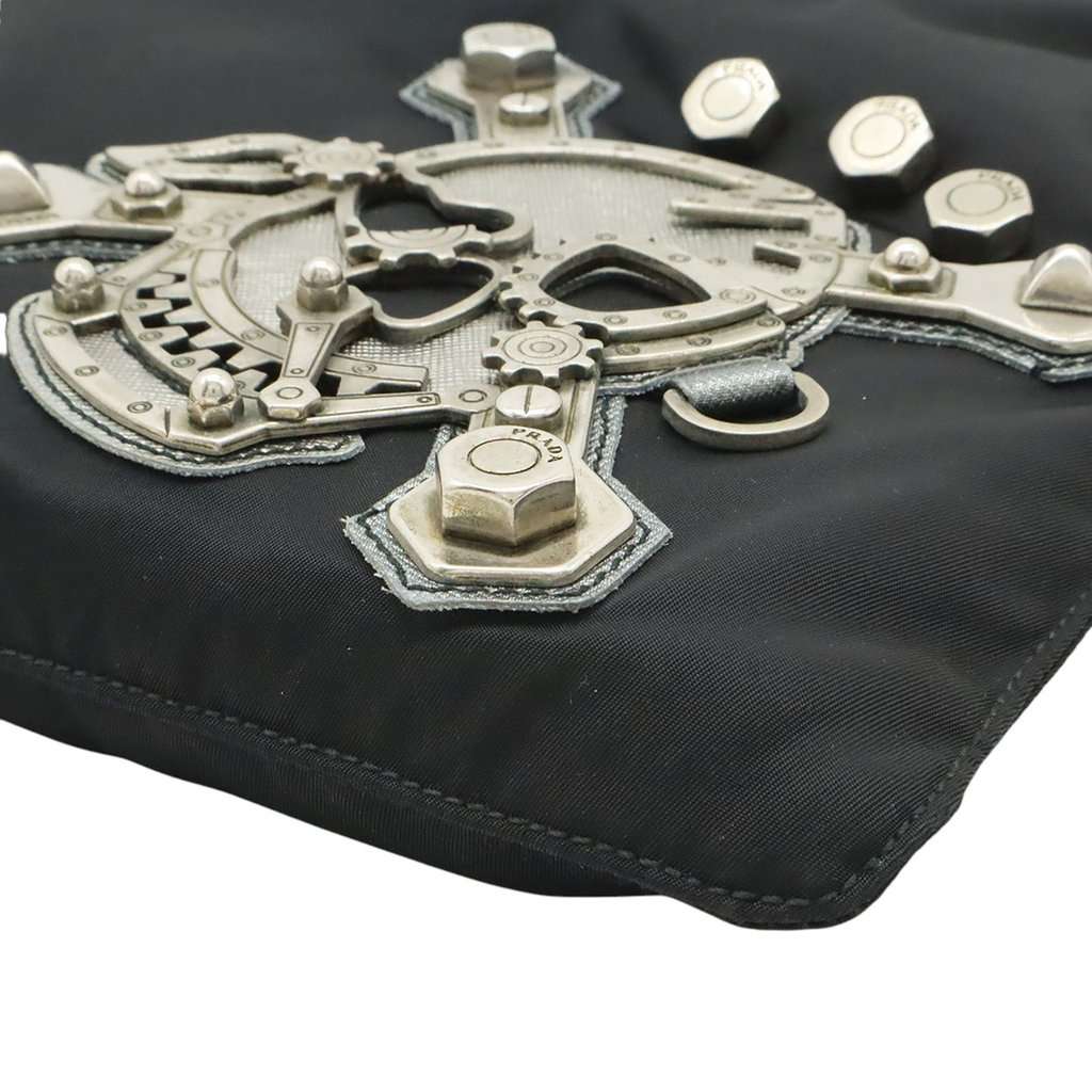 Prada Tessuto Skull Crossbody Black Very good condition - Inside View