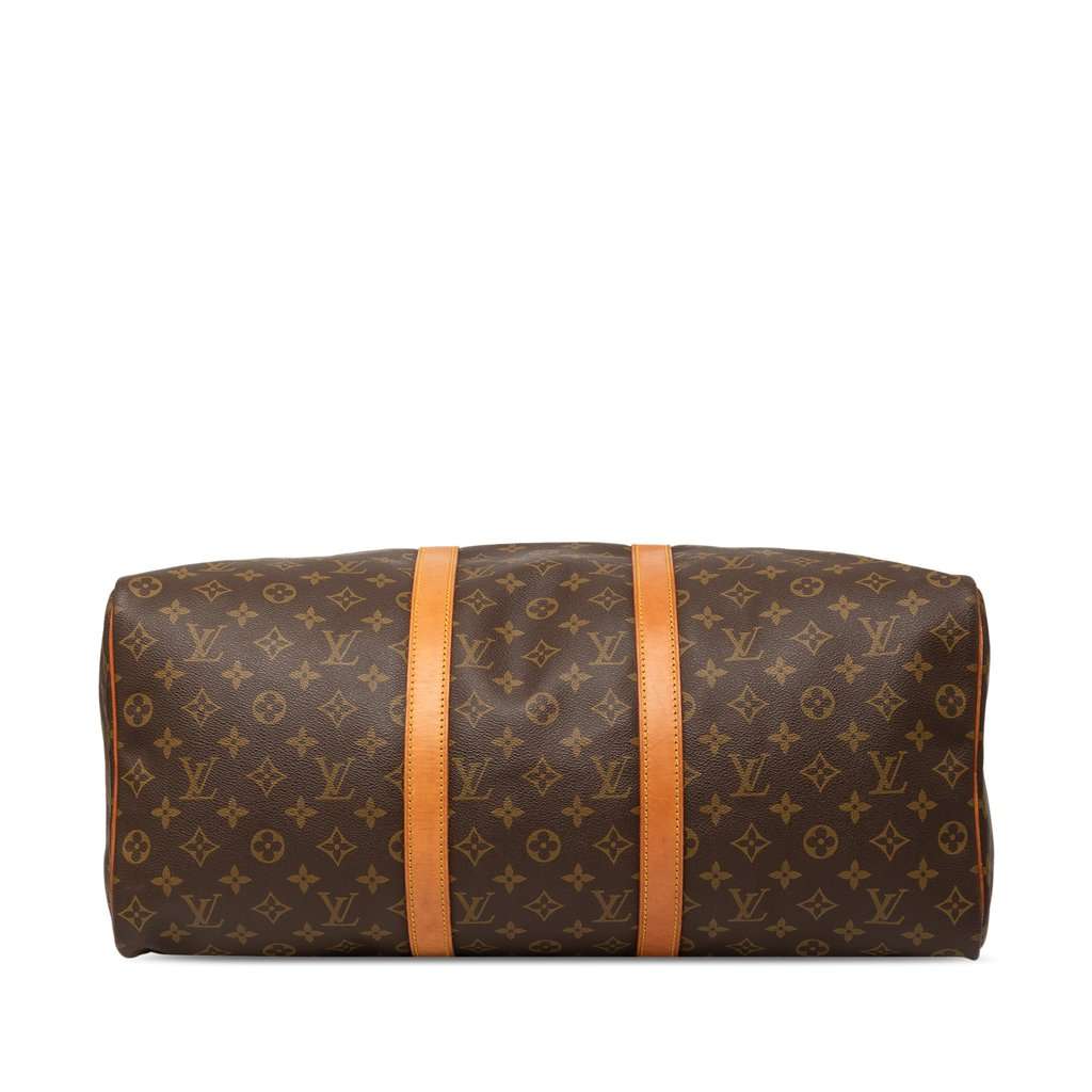 Louis Vuitton Monogram Keepall 50 Brown Good - Inside View
